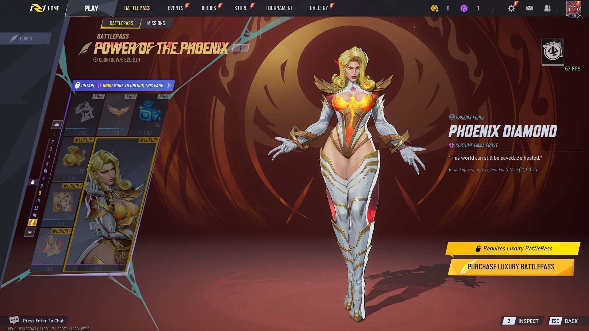 Battle Pass Page 9 (Image via SK Gaming || NetEase Games)